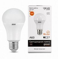 GAUSS Лампа светодиодная LED 20вт 230в А60 Е27 теплый Elementary  (23219)