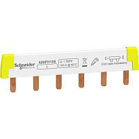 SCHNEIDER ELECTRIC Шинка гребенчатая 1п 6 модулей 18мм 100А разрезаемая (L1…) (A9XPH106)