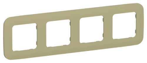 FLITE ARTISTIC Рамка 4-местная  оливковый (FI-M42-31-20-K26)