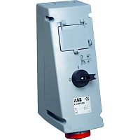 ABB Розетка 16А 3Р+N+Е IP67 в боксе ВУ  (416 MPR6W)  (2CMA168075R1000)