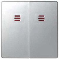 SIMON Клавиши (2 шт) для 75393-, 75394-39, S82,82N, алюминий (82025-33)