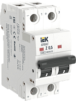 IEK ARMAT Автоматический выключатель M06N-DC 2P Z 0,5А (AR-M06N-2-Z0D5DC)