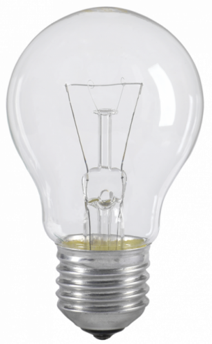 IEK Лампа накаливания ЛОН 95вт А55 230в Е27 (LN-A55-95-E27-CL)