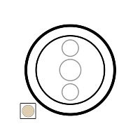 LEGRAND Celiane Лицевая панель светорегулятора сенсорного слоновая кость (066285 )