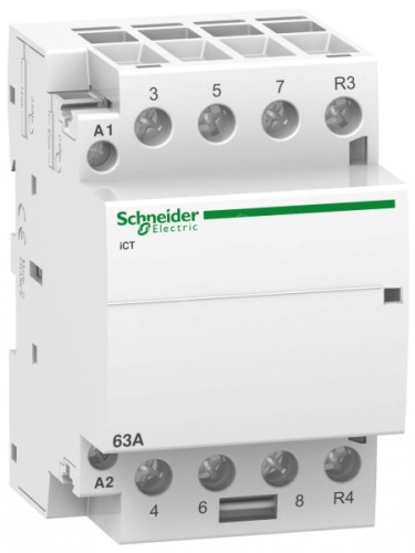 SCHNEIDER ELECTRIC Контактор модульный iCT 63A 3НО 1НЗ 220/240В АС (A9C20869)