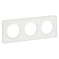 SCHNEIDER ELECTRIC ODACE Рамка 3 поста прозрачная белая (S52P806R)