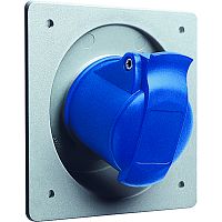 ABB Розетка панельная угловая 16A 2P+E IP45 12ч  (216 RAU12)  (2CMA193220R1000)