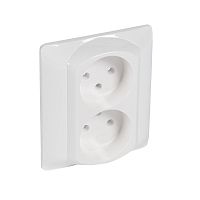 LEGRAND Galea Life Лицевая панель для розетки 2К+З французский стандарт (771035 )