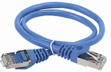 Патч-корд ITK категория 5е FTP 2 метр PVC синий