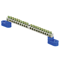 EKF Шина N 63.20  (2 изолятора стойка) никель (sn1-63-20-2)