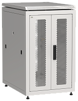 IEK Шкаф напольный сетевой 19' LINEA N 18U 600х800мм передняя распашная перфорированная дверь задняя перфорированная серый (LN35-18U68-2PP)