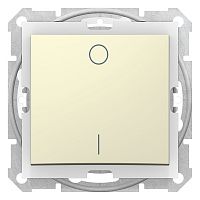 SCHNEIDER ELECTRIC Sedna Выключатель одноклавишный 2п IP44 в рамку бежевый (SDN0200347)