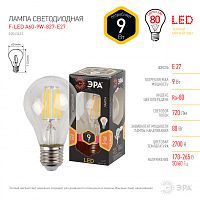 ЭРА Лампа светодиодная филаментная F-LED A60-9W-827-E27  (филамент, груша, 9Вт, тепл, Е27)   (10/100/1 (Б0043433) ЭРА Лампа светодиодная филаментная F-LED A60-9W-827-E27  (филамент, груша, 9Вт, тепл, Е27)   (10/100/1 (Б0043433)