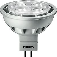 PHILIPS Лампа светодиодная LED 6.5(50)вт 12в MR16 GU5.3 36 градусов теплая блистер (19284800)