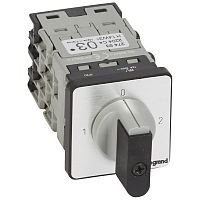 LEGRAND PR12 Переключатель кулачковый 2 направления С 0 4P монтаж на винт (027493 )