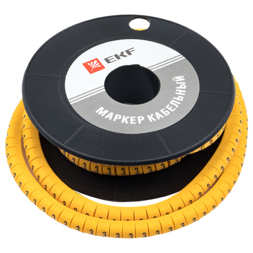 EKF Кольцо маркировочное 0-1.5мм  (3) КМ  (1000шт) (plc-KM-1.5-3) фото 4