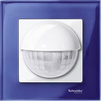 SCHNEIDER ELECTRIC Рамка 1 пост стеклянная сапфир (MTN4010-3278)