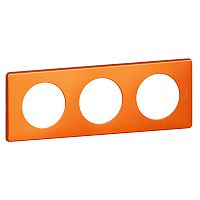 LEGRAND Рамка, трехпостовая, оранж пунктум (068763 )