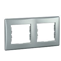 SCHNEIDER ELECTRIC Sedna Рамка 2 поста алюминий IP44 (SDN5810360)