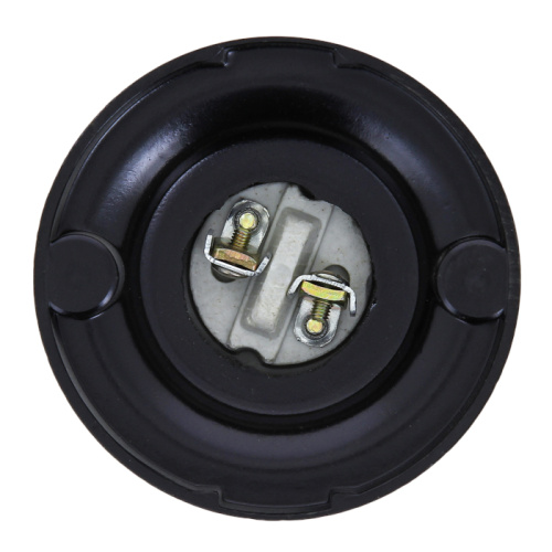 EKF Патрон карболитовый потолочный Е27 черный прямой PROxima (LHC-E27-sc-s) фото 2