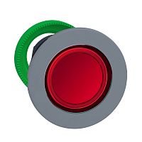 SCHNEIDER ELECTRIC Головка кнопки 22мм, красная, с подсветкой, с задержкой, заподлицо, пластик C0 (ZB5FH043C0)