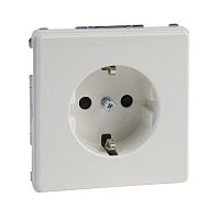 SCHNEIDER ELECTRIC Механизм розетки Schuko со шторками белый (MTN2300-7219)