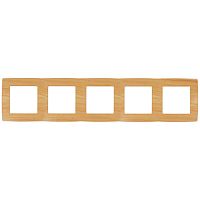 ЭРА Рамка на 5 постов, , сосна, 12-5005-11 (Б0019150)