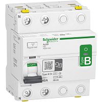 SCHNEIDER ELECTRIC Выключатель нагрузки дифференциальный iID 2П 40A 30mA B-SI-ТИП (A9Z61240)