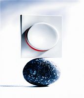 ABB Клавиша с линзой для механизмов одноклавишных выключателей/переключателей (5501.5 BL)