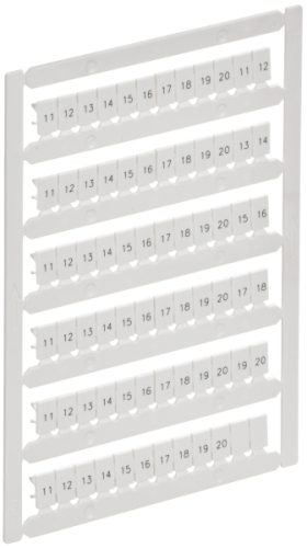 IEK ARMAFIX Маркер для CTS/CP 4мм2 с символами 1120  (AF-CT10D-M-004-02)
