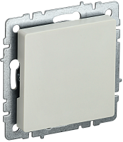 IEK BRITE Заглушка с суппортом МЗ10-БрКр бежевый (BR-PL10-K10)