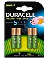 Аккумулятор Duracell HR03-4BL 850mAh/900mAh предзаряженный (4/40/15000)