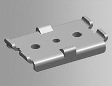 ABB Зажим для изолятора 2х20х10мм (ZX638P20)