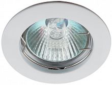 ЭРА Светильник встраиваемый литой MR16 KL1 WH ,12V, 50W белый  (100/3000)  (C0043653)