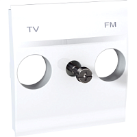 SCHNEIDER ELECTRIC UNICA Центральная плата для розетки TV/FM белый (MGU9.440.18)