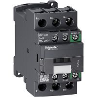 SCHNEIDER ELECTRIC Контактор D 3P AC3 440В 38A катушка управления 100-250В AC/DC зажим под винт (LC1D38KUE)