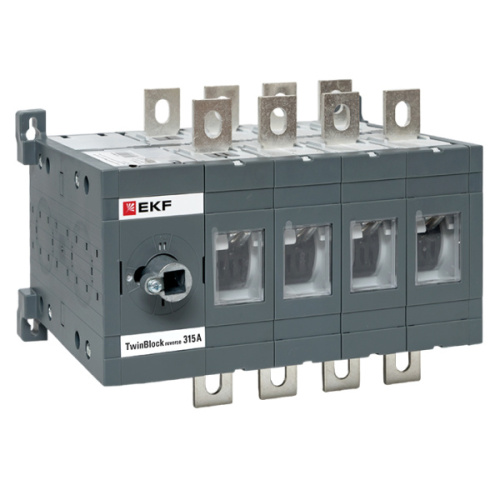 EKF Рубильник 315A 4P реверсивный без рукоятки управления TwinBlock EKF (tb-s-315-4p-rev) EKF Рубильник 315A 4P реверсивный без рукоятки управления TwinBlock EKF (tb-s-315-4p-rev)
