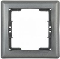 IEK Рамка 1 местная BOLERO антрацит (EMB12-K95)