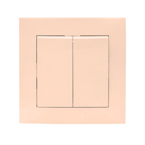 EKF Валенсия выключатель 2-кл. 10А кремовый EKF PROxima (EWV10-023-20)