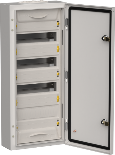 TITAN 5 Корпус металлический ЩРн-48 (1х48) 710х310х140 IP54 сер IEK