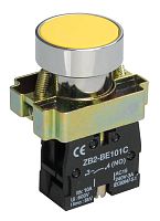 IEK Кнопка управления LAY5-BA51 без подсветки желтая (BBT60-BA-K05)