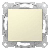 SCHNEIDER ELECTRIC Выключатель одноклавишный, в рамку, бежевый (SDN0100147)