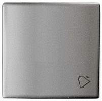 SIMON Клавиша с пиктограммой звонок для 75150-, 75152-39, S82,82N, алюминий (82017-33)