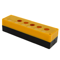 EKF Корпус КП105 пластиковый 5 кнопок желтый (cpb-105-o)