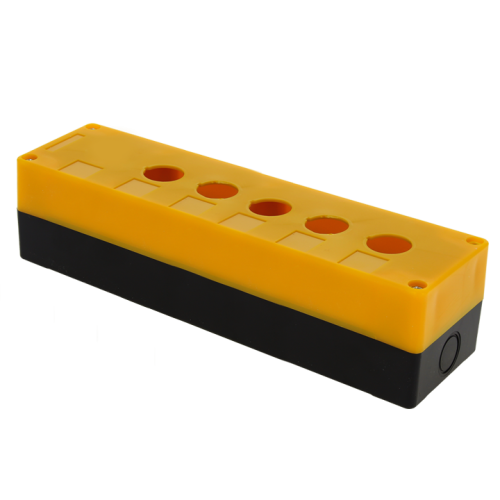 EKF Корпус КП105 пластиковый 5 кнопок желтый (cpb-105-o)