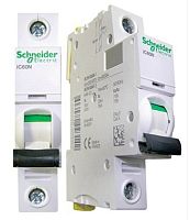 SCHNEIDER ELECTRIC Выключатель автоматический однополюсный 63А С iC60N 6кА  (A9F79163)