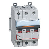 LEGRAND Выключатель автоматический трехполюсный 20А Z DX3 25kА (409925 )