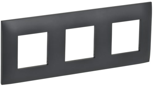 IEK SKANDY Рамка 3-местная SK-F03T титан  (SK-M32-K48)