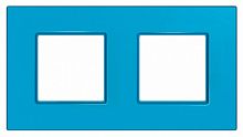 SCHNEIDER ELECTRIC Unica-Quadro рамка х 2 голубика (MGU4.704.26)