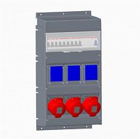 ABB Бокс MPR16/3 с розетками в сборе IP44 пластик  (MPR16/3)  (2CMA168995R1000)